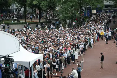 Trump visit to US Open in Queens leaves fans stuck in security line