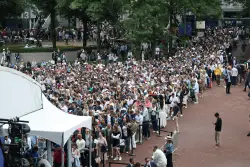 Trump visit to US Open in Queens leaves fans stuck in security line